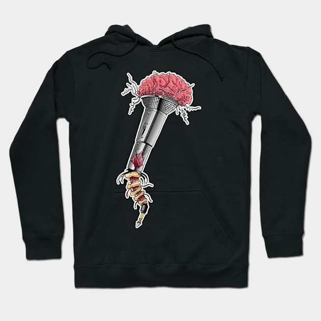 Brain Mic Hoodie by Wakanda Forever